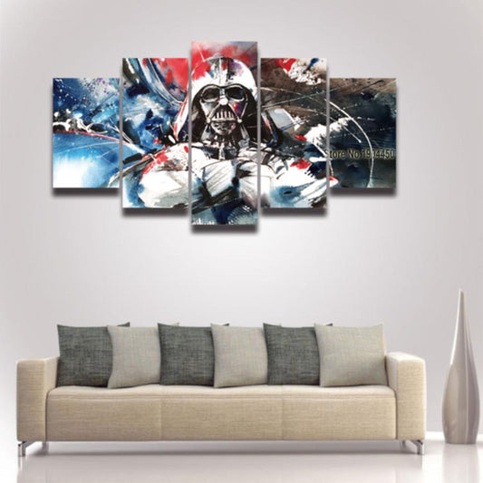 Tableau Imprimé Star Wars Multicolore